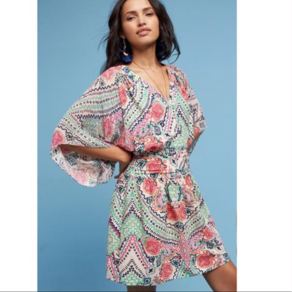 Anthropologie Maeve Soya Kimono Dress size 0